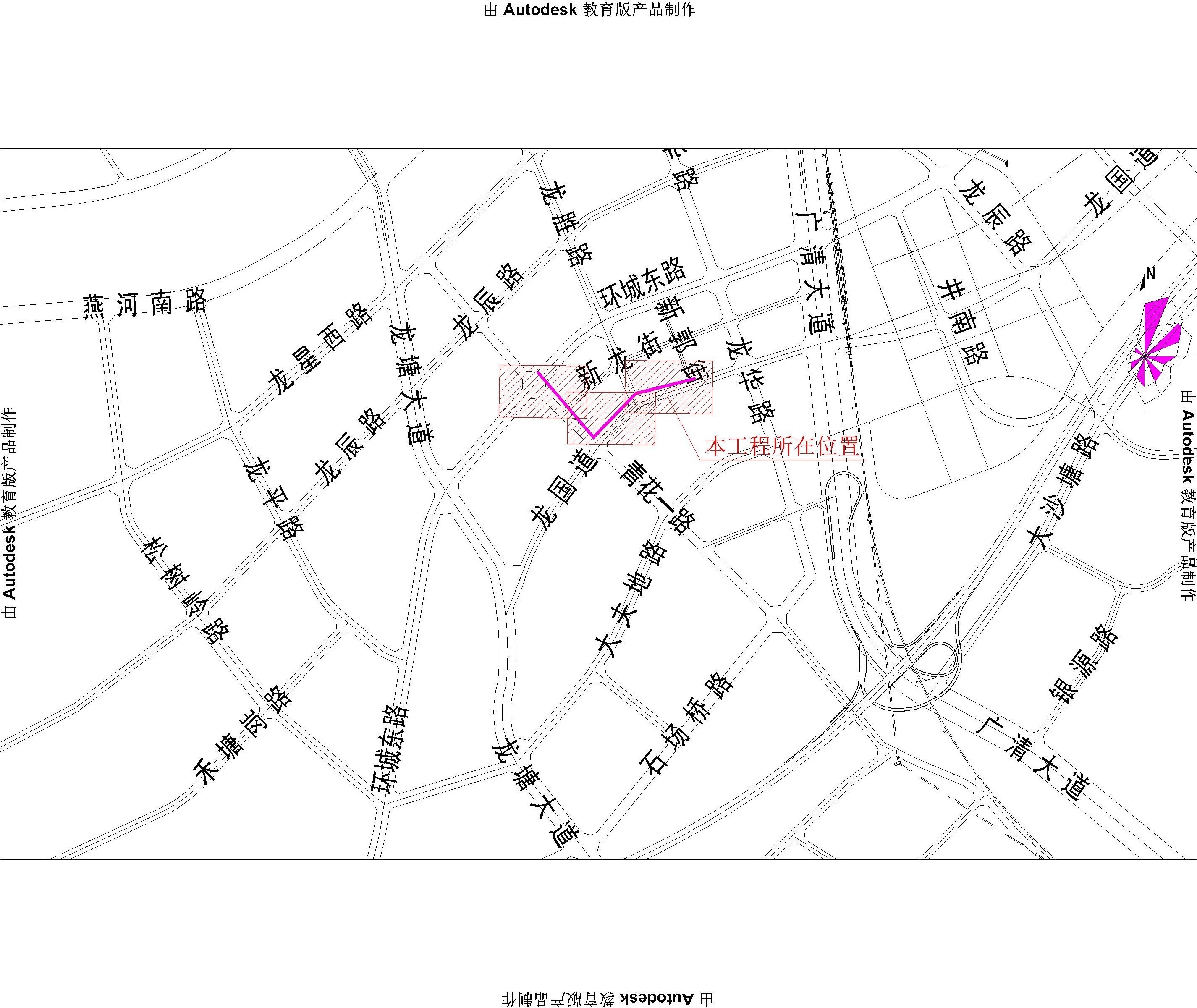2023.3.9龍?zhí)笼垏馈⑶嗷ㄒ宦罚ň埓髲B-環(huán)城東路）市政中壓報(bào)建圖-布局1.jpg