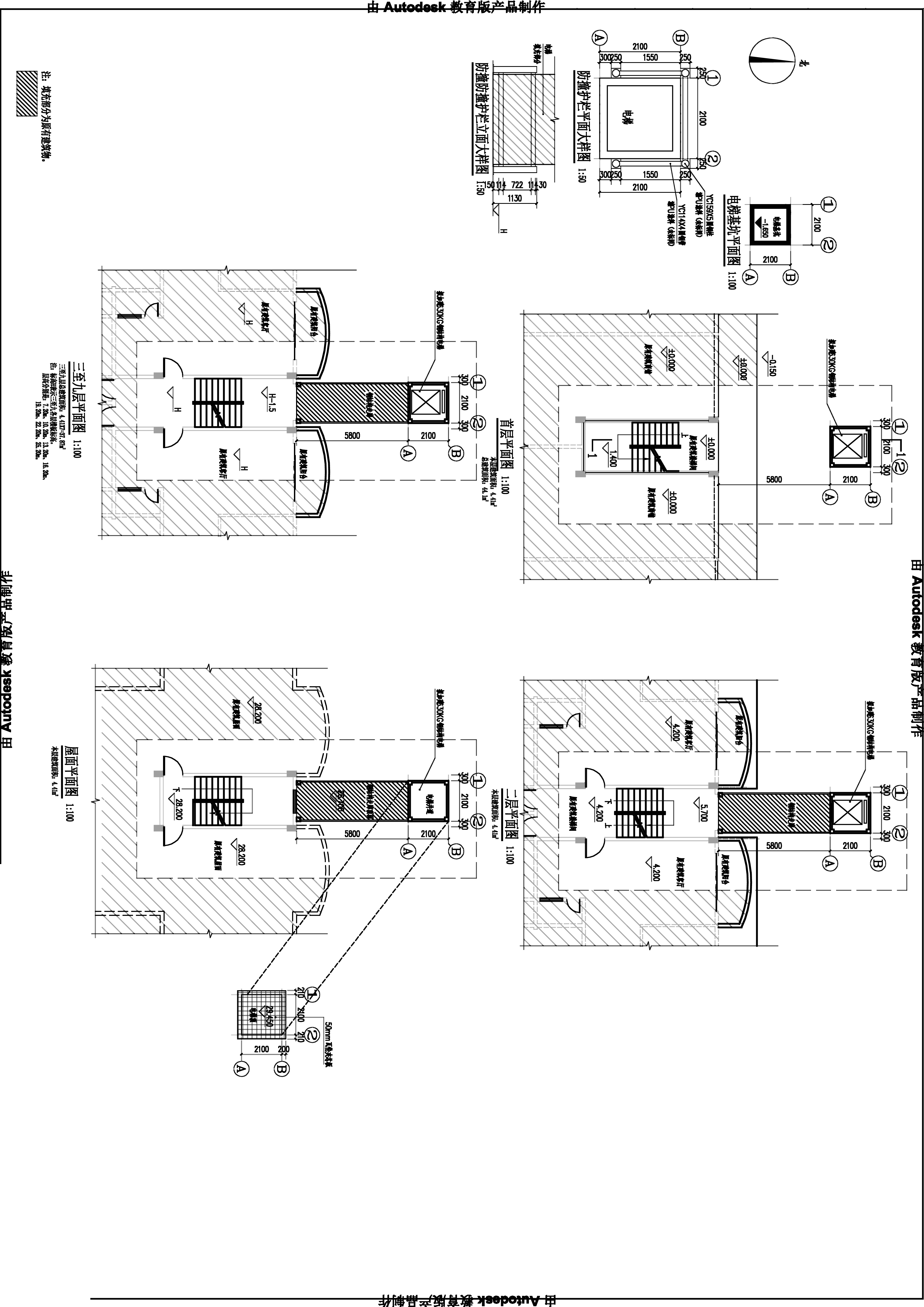 金廓小區(qū)七座二梯加裝電梯-結構平面.jpg