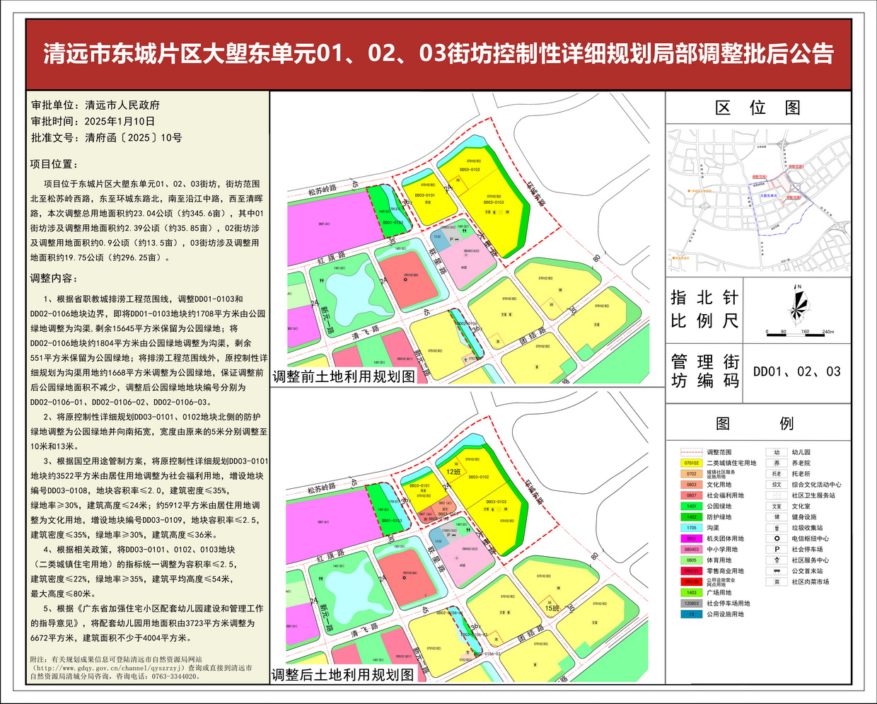 《清遠(yuǎn)市東城片區(qū)大塱東單元01、02、03街坊控制性詳細(xì)規(guī)劃局部調(diào)整》批后公告---s.jpg